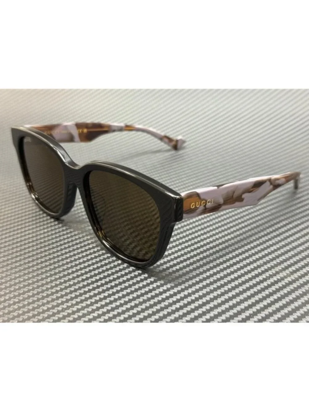 New Gucci Men Black Sunglasses 57-18-145